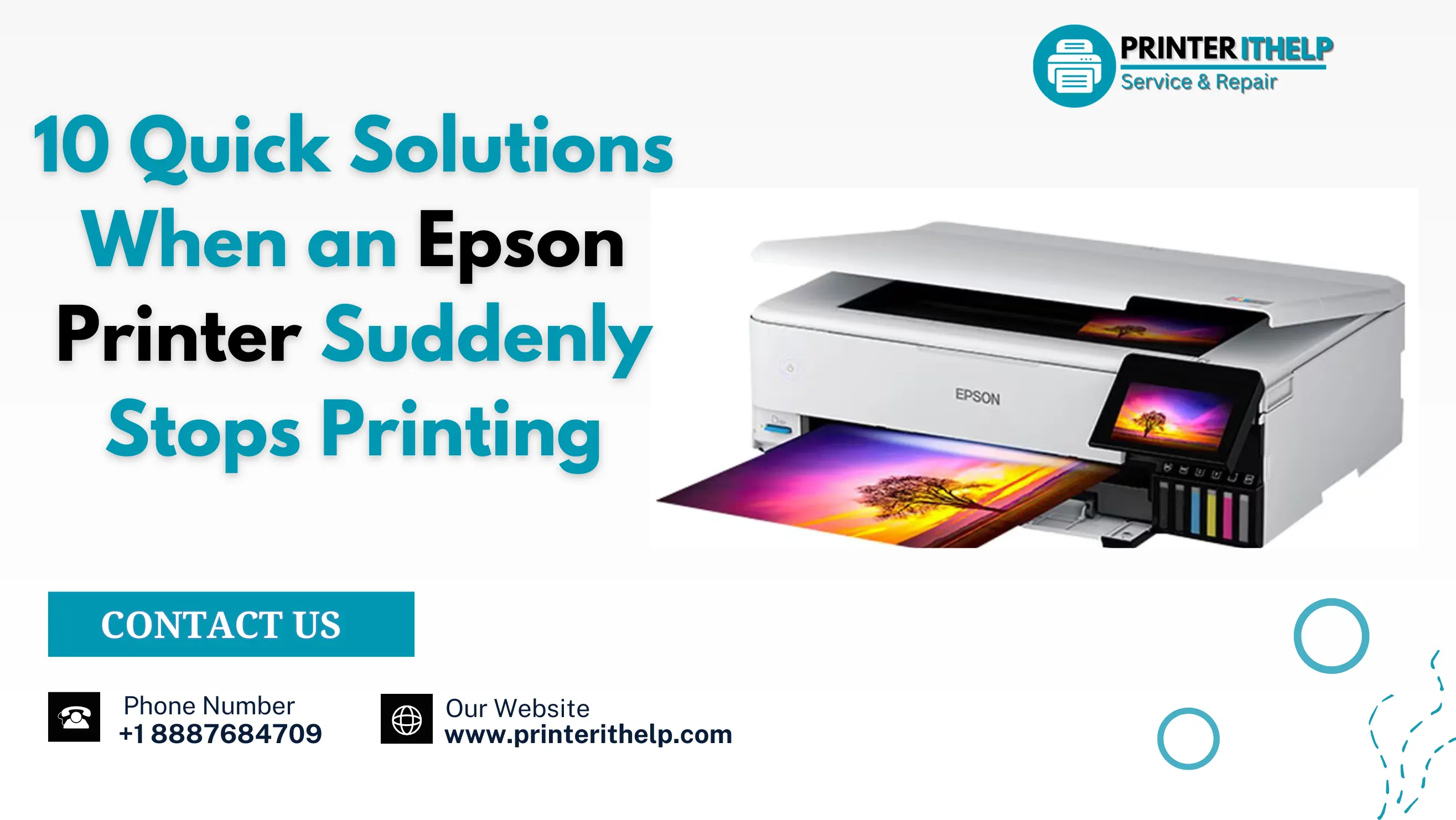 Epson Printer Suddenly Stops Printing
